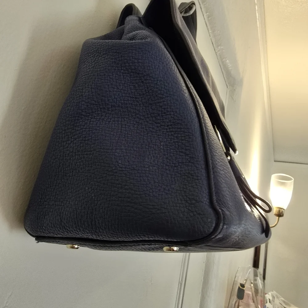 KATE SPADE BLUE PEBBLED LEATHER 'JASPER CLARKE STREET' PURSE &Wallet